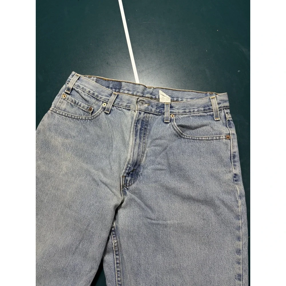 Vintage Levis 550 Relaxed Fit Jeans Men's 34x32 Denim Light Wash Faded USA‎ 90s